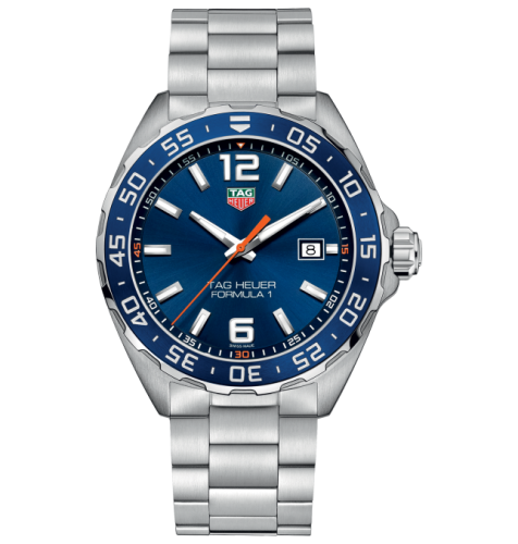 TAG Heuer Formula 1 Quartz 43 Stainless Steel / Blue / Bracelet